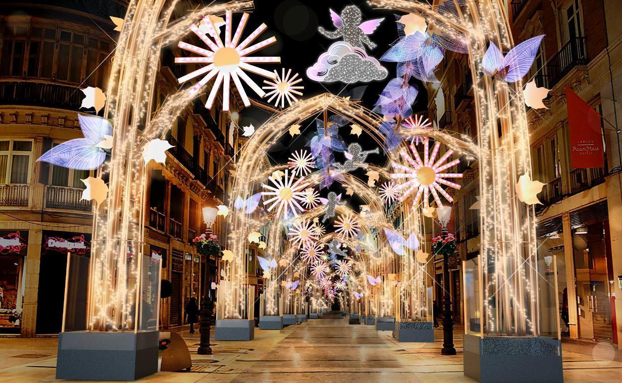 Las Nuevas Luces De Navidad De La Calle Larios Serán Más Emotivas Elegantes Y Navideñas 